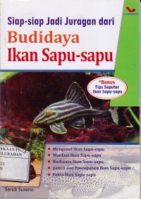 Siap - Siap Jadi Juragan dari  Budidaya Ikan Sapu -Sapu