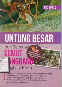 Untung Besar dari beternak SEMUT ANGKRANG Penghasil Kroto